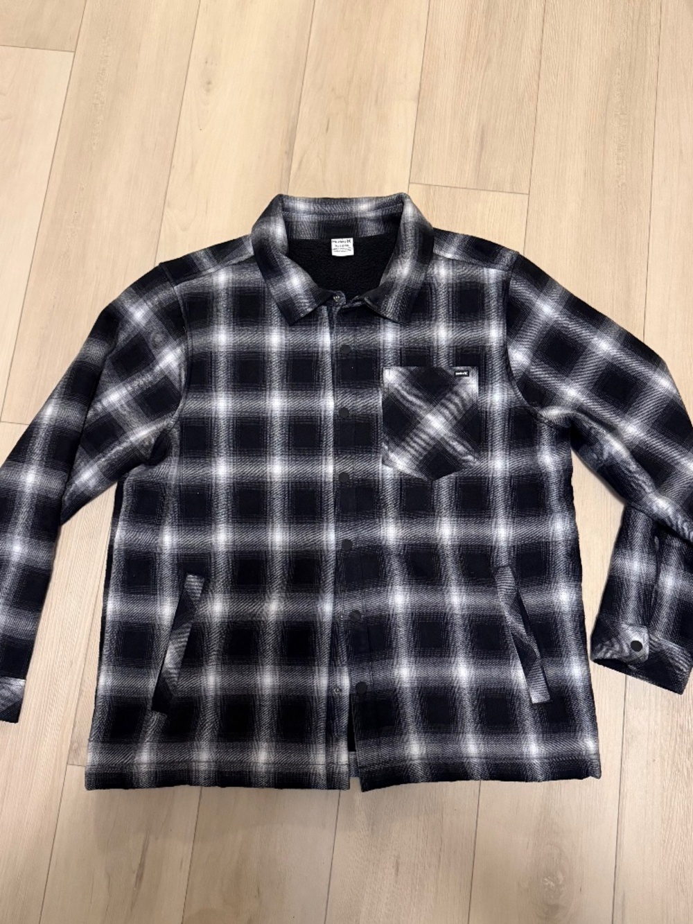 Hurley Jacket Plaid Insulated Men XL
